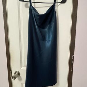 Cider Midnight Blue Midi Dress